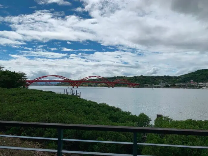 關渡大橋からの景色